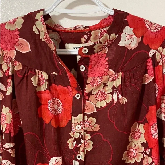 Nwt’s Anthropologie Porridge Floral Top Size Small - Picture 4 of 15